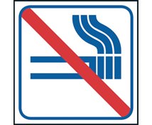 Systemtext Pictogram Rökning förbjuden 5st