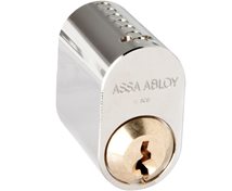 Assa Abloy Cylinder 701 LL2 5 nycklar mattkrom