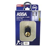 Assa Abloy Cylinder 701 3 nycklar brunoxid