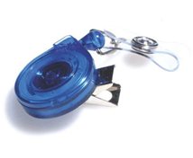 Key-Bak Korthållare Mini-Bak ID Blå/Transparent