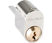 Assa Abloy Cylinder 707 3 nycklar nickel