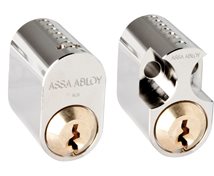 Assa Abloy Cylinder 702 LL2 6 nycklar nickel