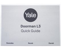 Yale Doorman L3 Installationsmanual