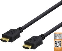 Deltaco HDMI-kabel 1m svart