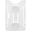 ID Säkerhet Korthållare Multi 1-5 med sugkopp transparent