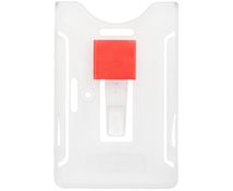 ID Säkerhet Korthållare Multi 1-5 med fästkudde transparent