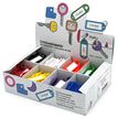 Övriga Box med nyckelbrickor i åtta olika färger.